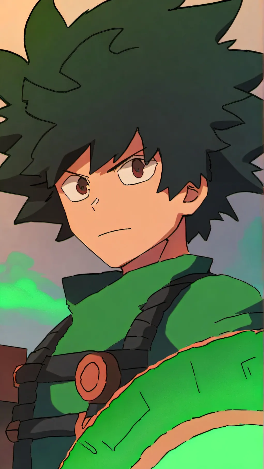 ai character: deku is sick! background
