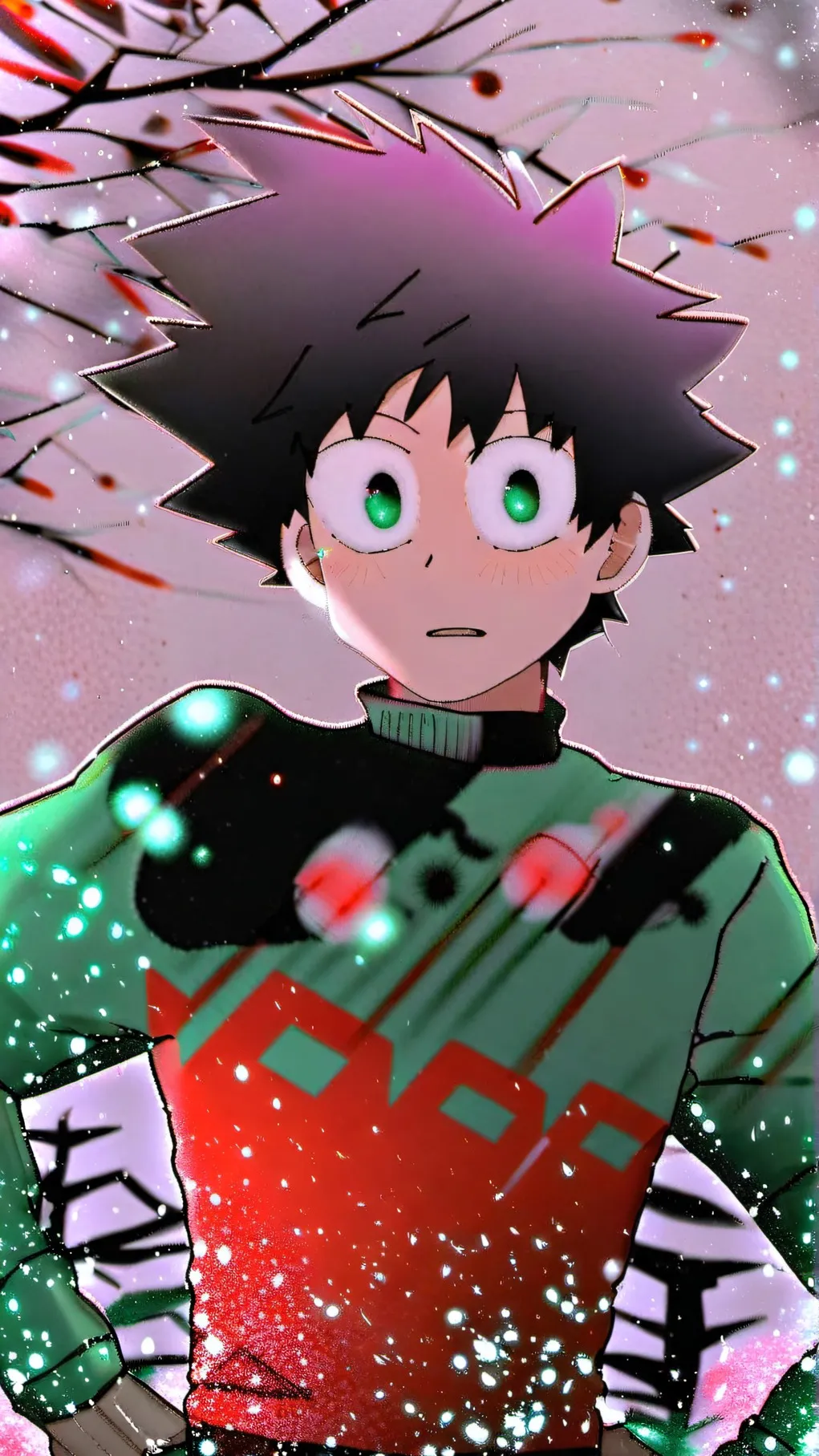 ai character: deku background