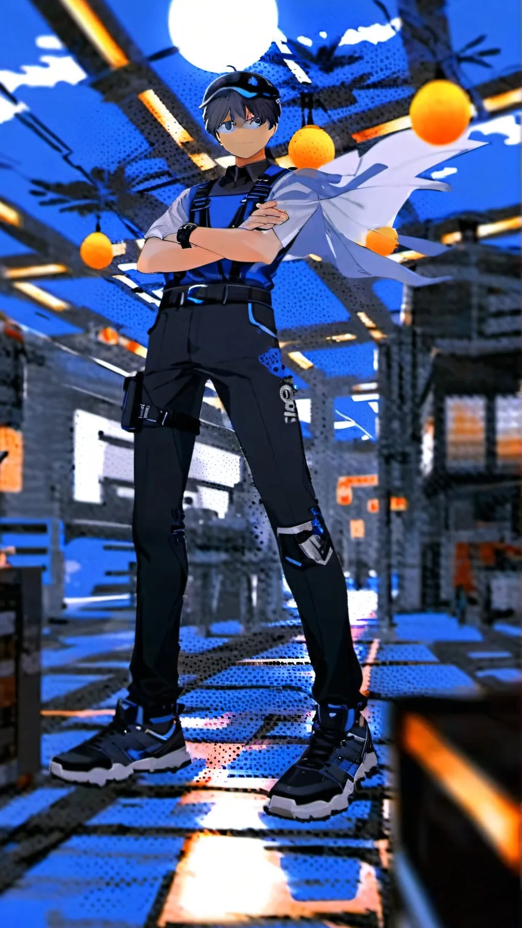 ai character: Robloxjohnfunboy background