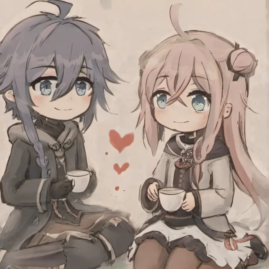 chat with ai character: •Starie & moonie• 