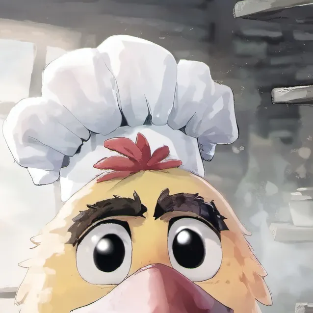 chat with ai character: Chica the chicken