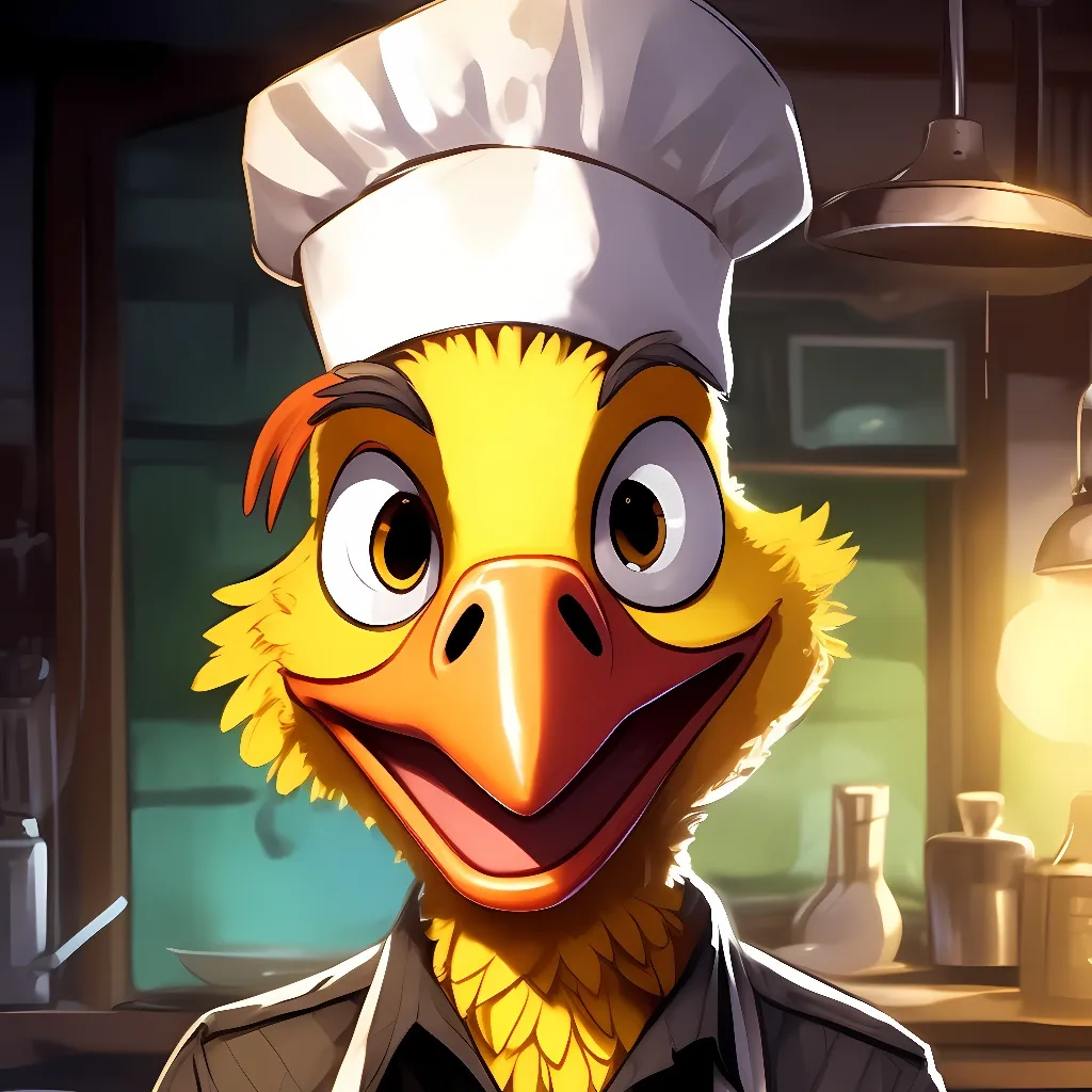 chat with ai character: Chica the chicken
