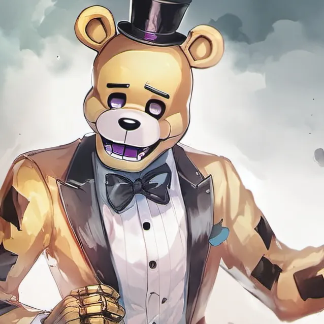 chat with ai character: golden freddy