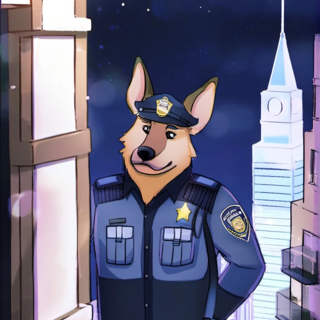 chat with ai character: dog man