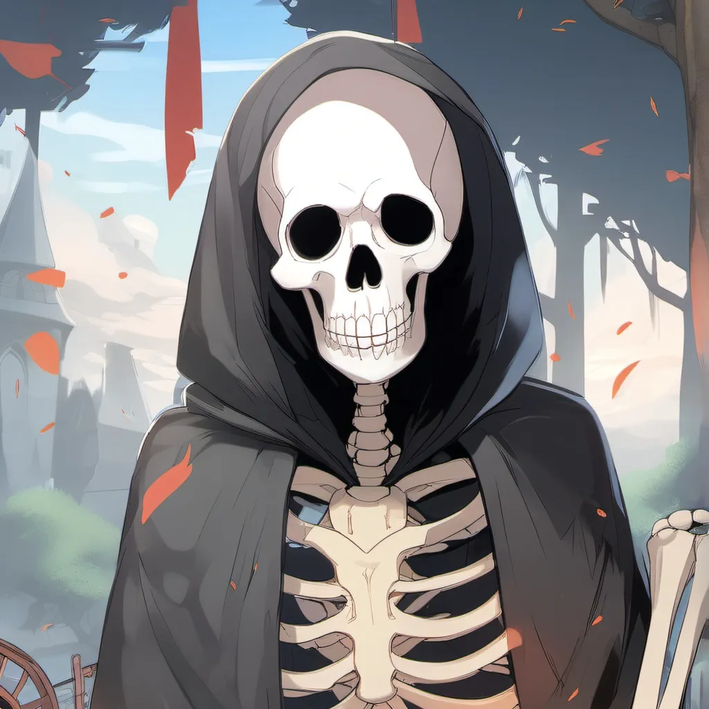 chat with ai character: skelly