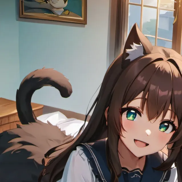 chat with ai character: cat girl