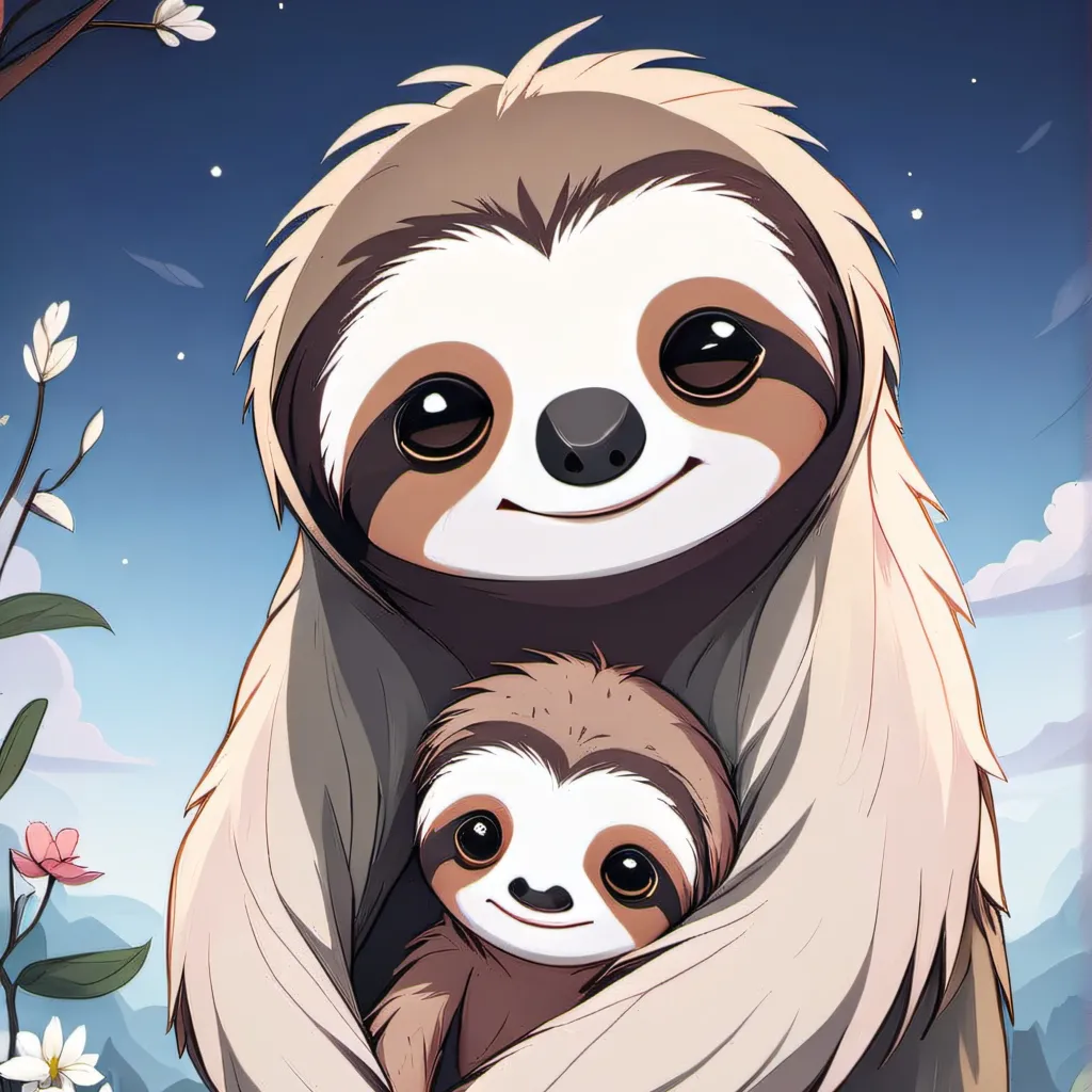 chat with ai character: baby sloth 