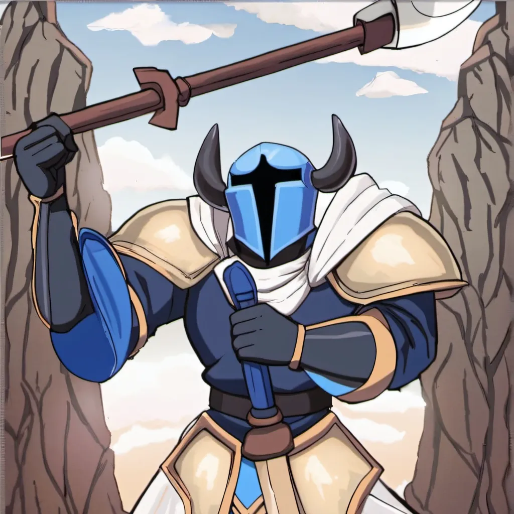 chat with ai character: shovel knight