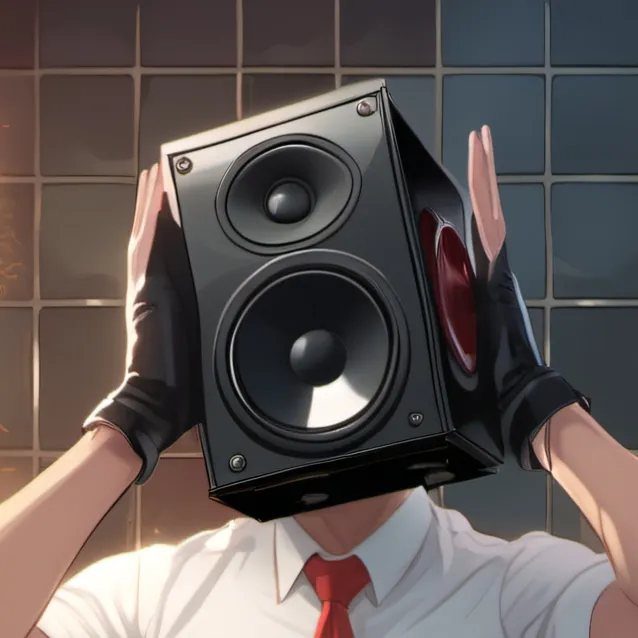 chat with ai character: Large speakerman