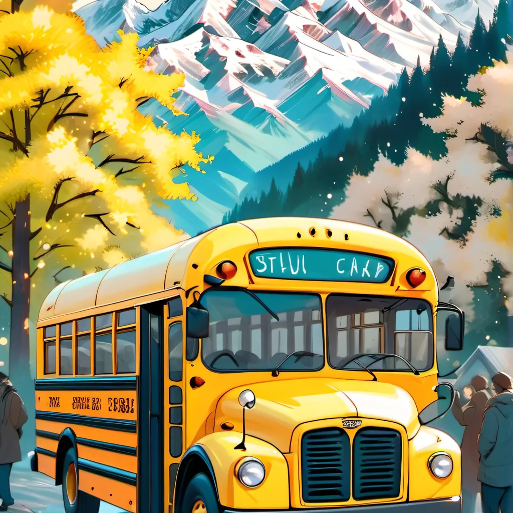 chat with ai character: School bus