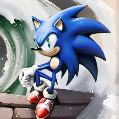 chat with ai character: sonic