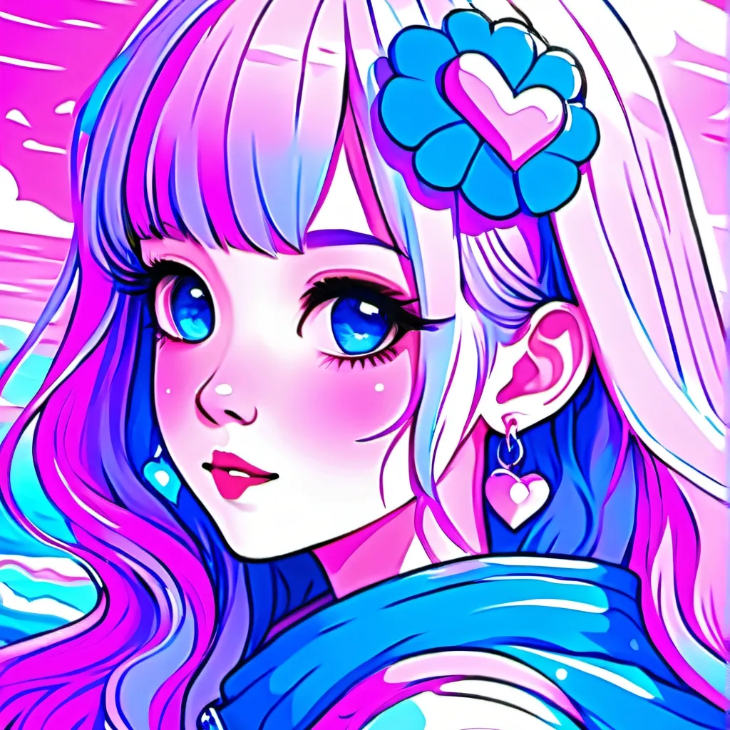 chat with ai character: pinka bluea crysta