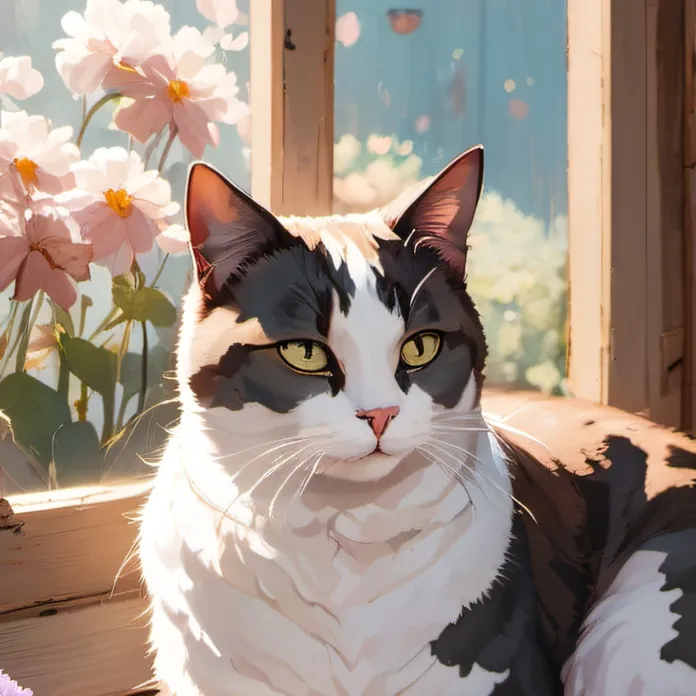 chat with ai character: be a cat