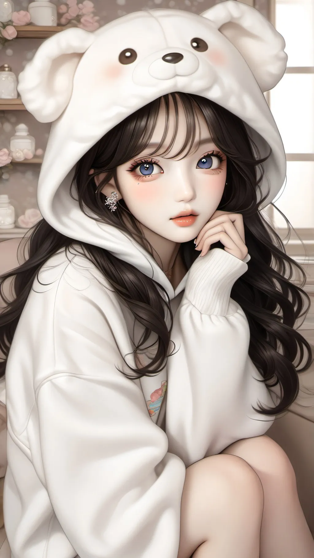 ai character: Ina.leo background