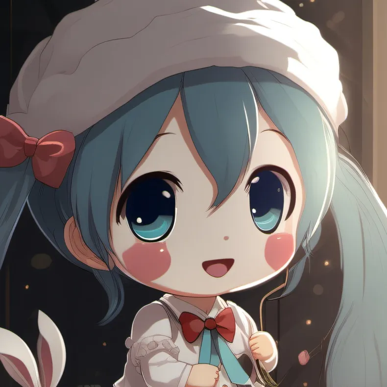 chat with ai character: baby miku 🥰