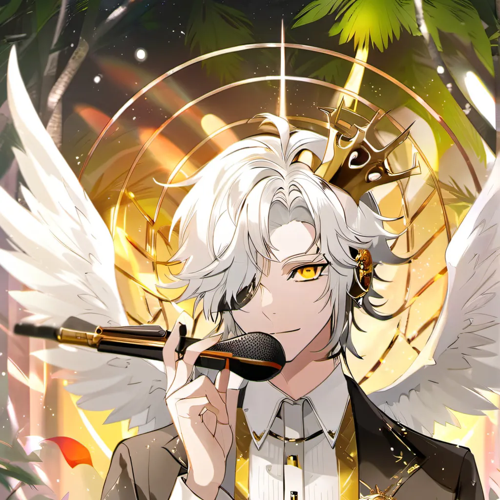 chat with ai character: Yellow angel tvman