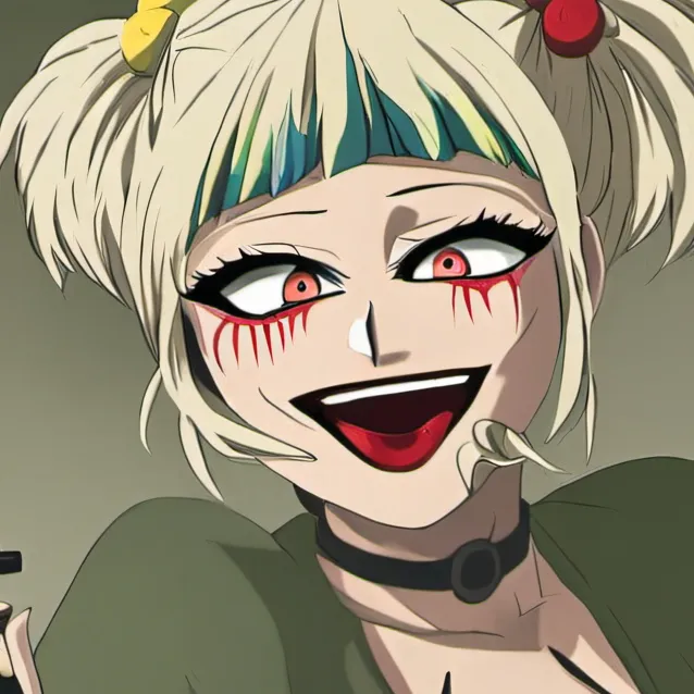 chat with ai character: clown girl toga 