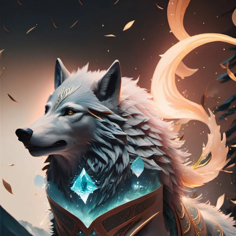 chat with ai character: Magic wolf