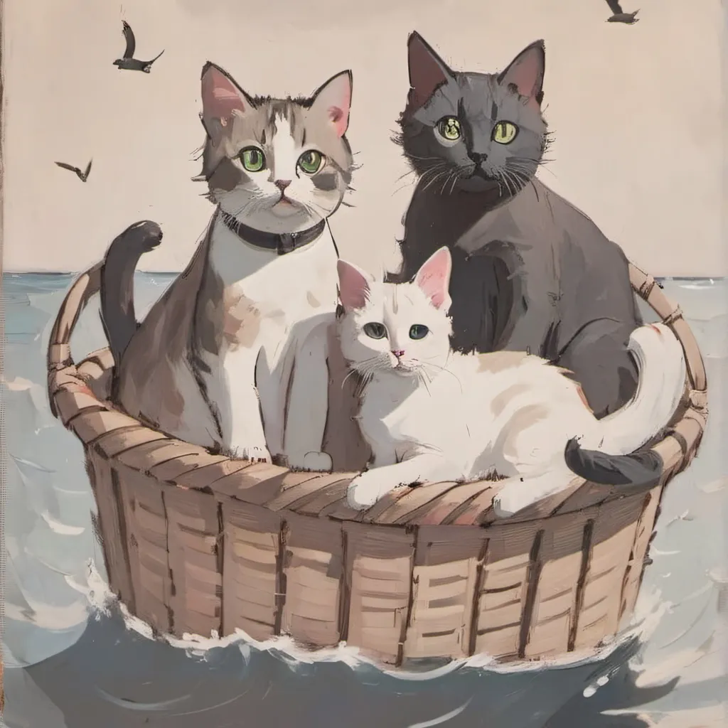 chat with ai character: cat in a basket