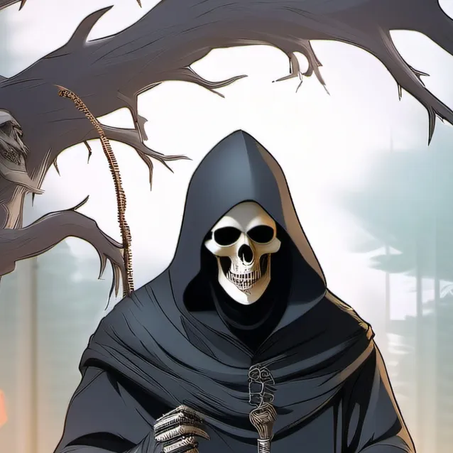 chat with ai character: the Grim Reaper
