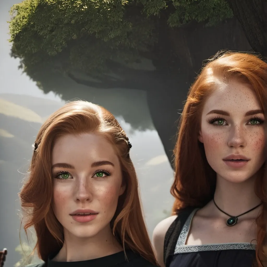 chat with ai character: Aillie and Cailie 