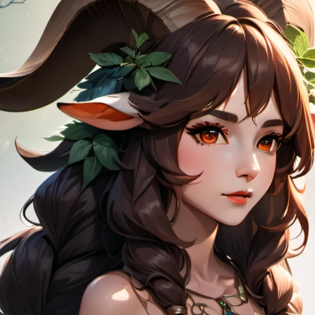 chat with ai character: Faun girl