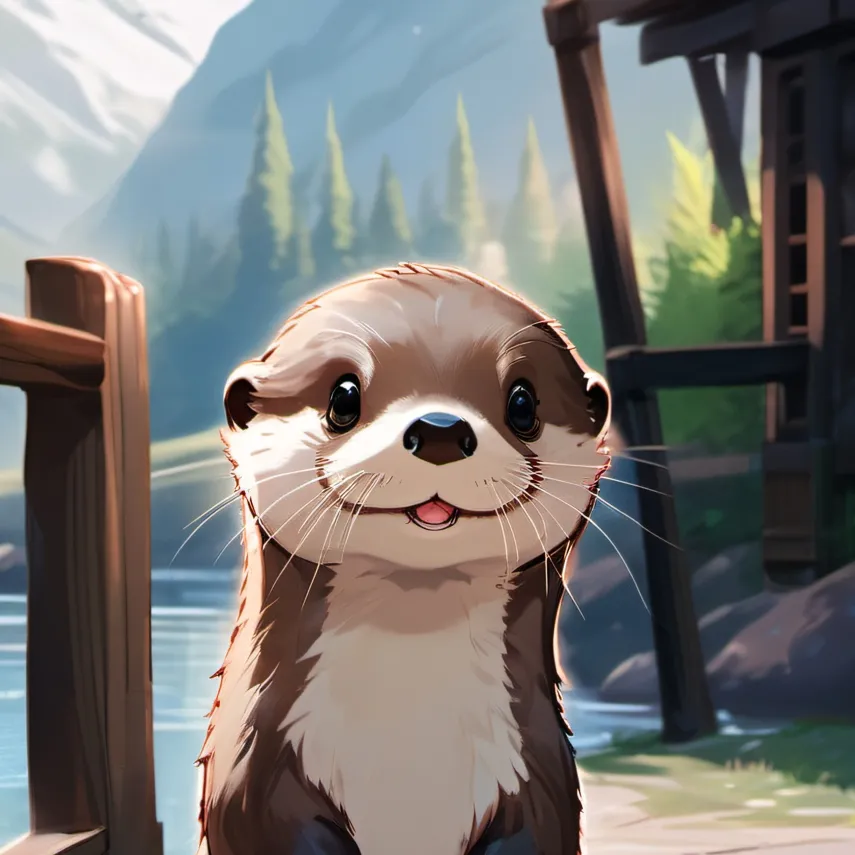 chat with ai character: Bubbles the otter