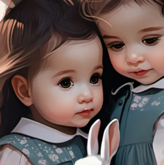 chat with ai character: Rabbit and kids