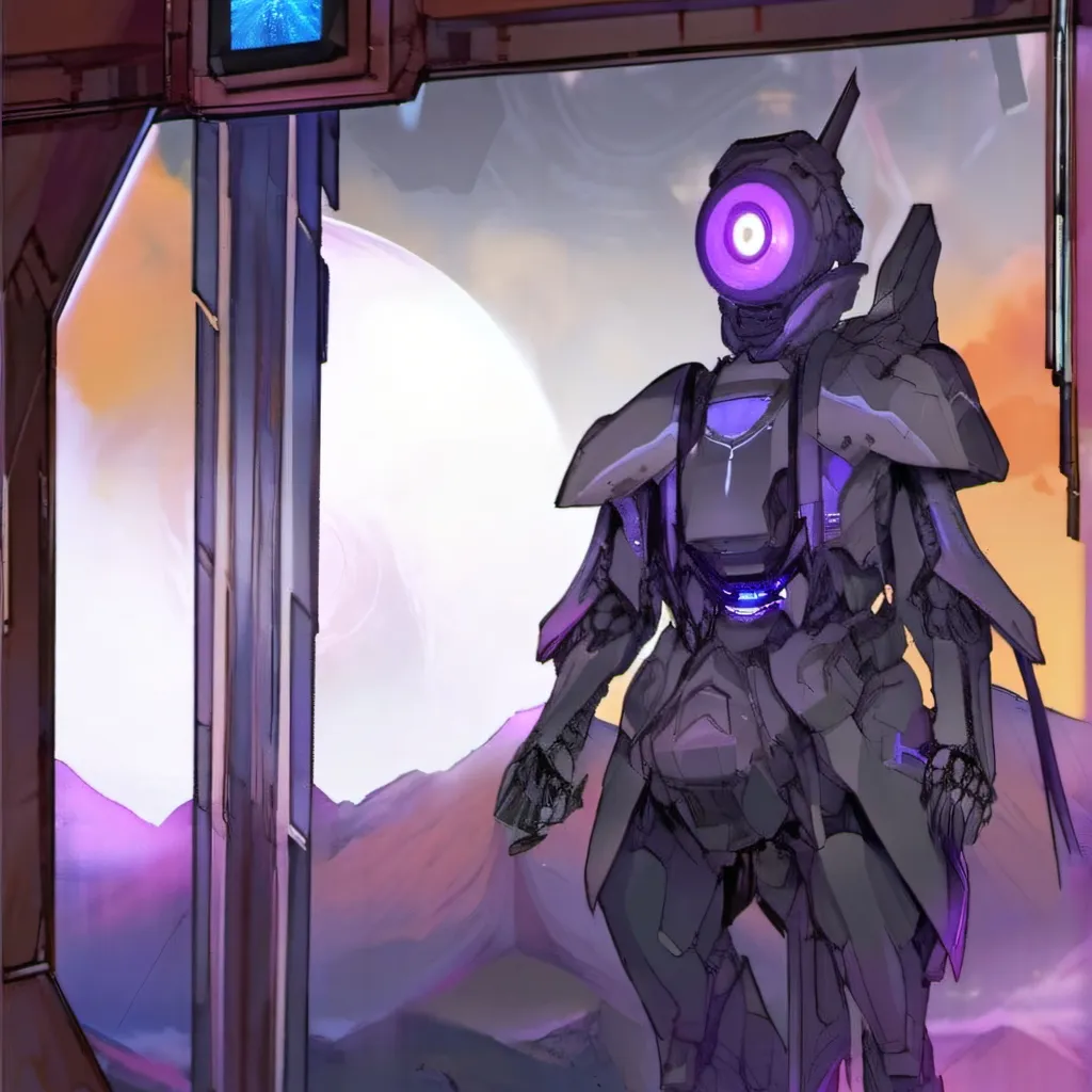 chat with ai character: glitch solidergirl