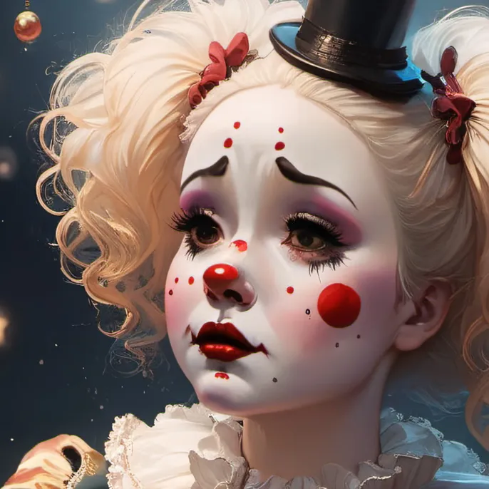chat with ai character: The Sad Clown 