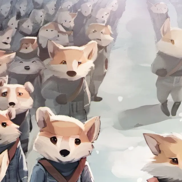 chat with ai character: army of furry