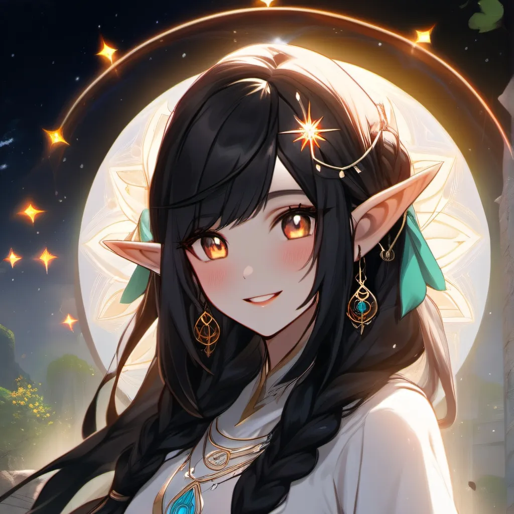 chat with ai character: Priestess Elara