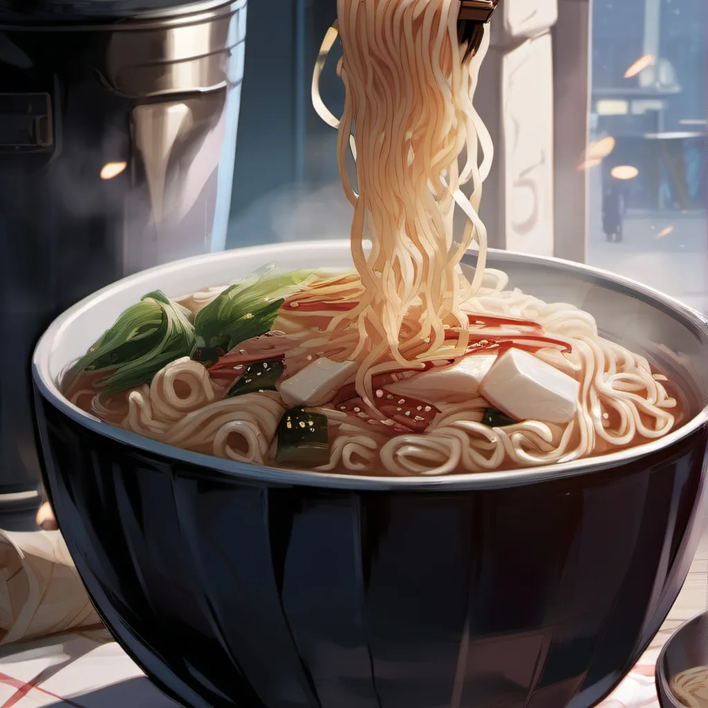 chat with ai character: Ramen noodles 