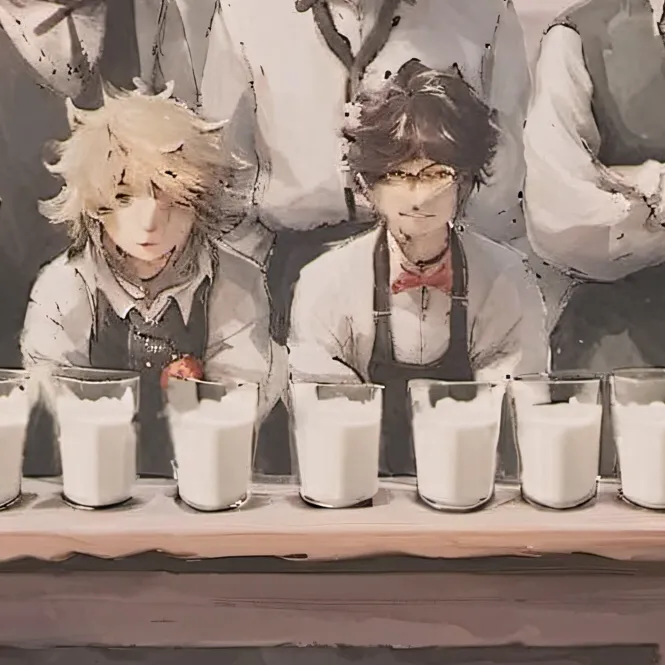 chat with ai character: TheMilk game