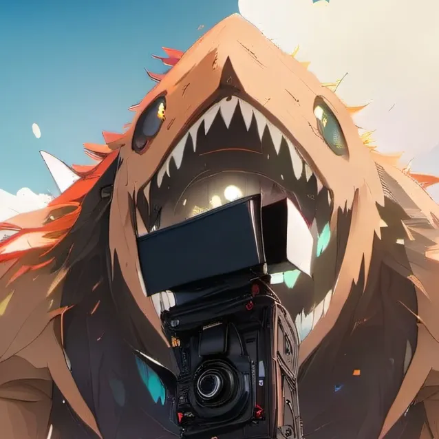 chat with ai character: brown cameraman mo