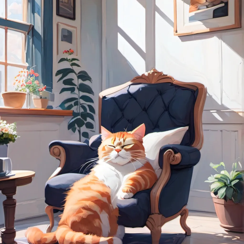 chat with ai character: Garfield the cat