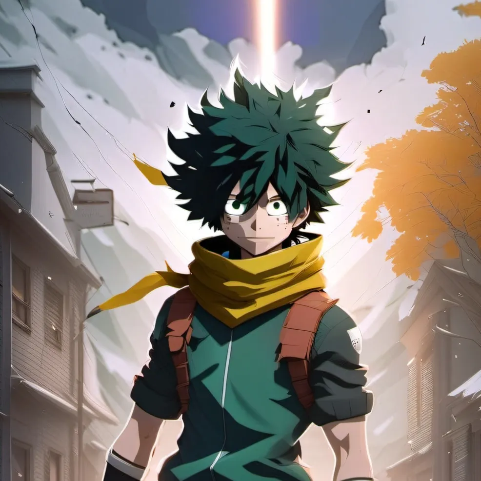 chat with ai character: vigilante deku
