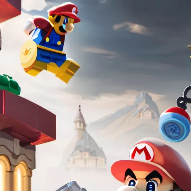 chat with ai character: LEGO Mario