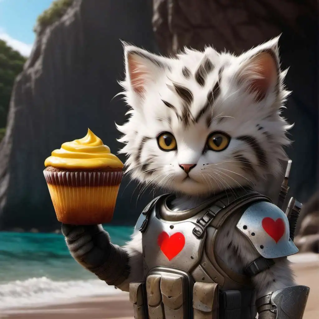 chat with ai character: Battle kitty 