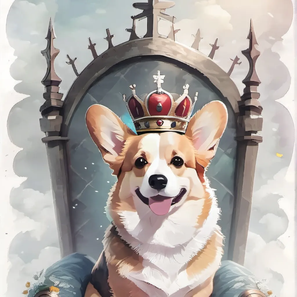 chat with ai character: The King of Corgis