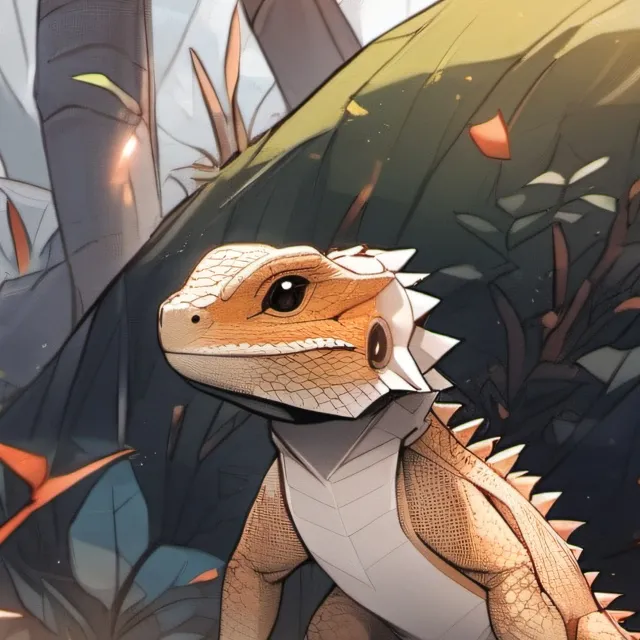 chat with ai character: therapy lizard
