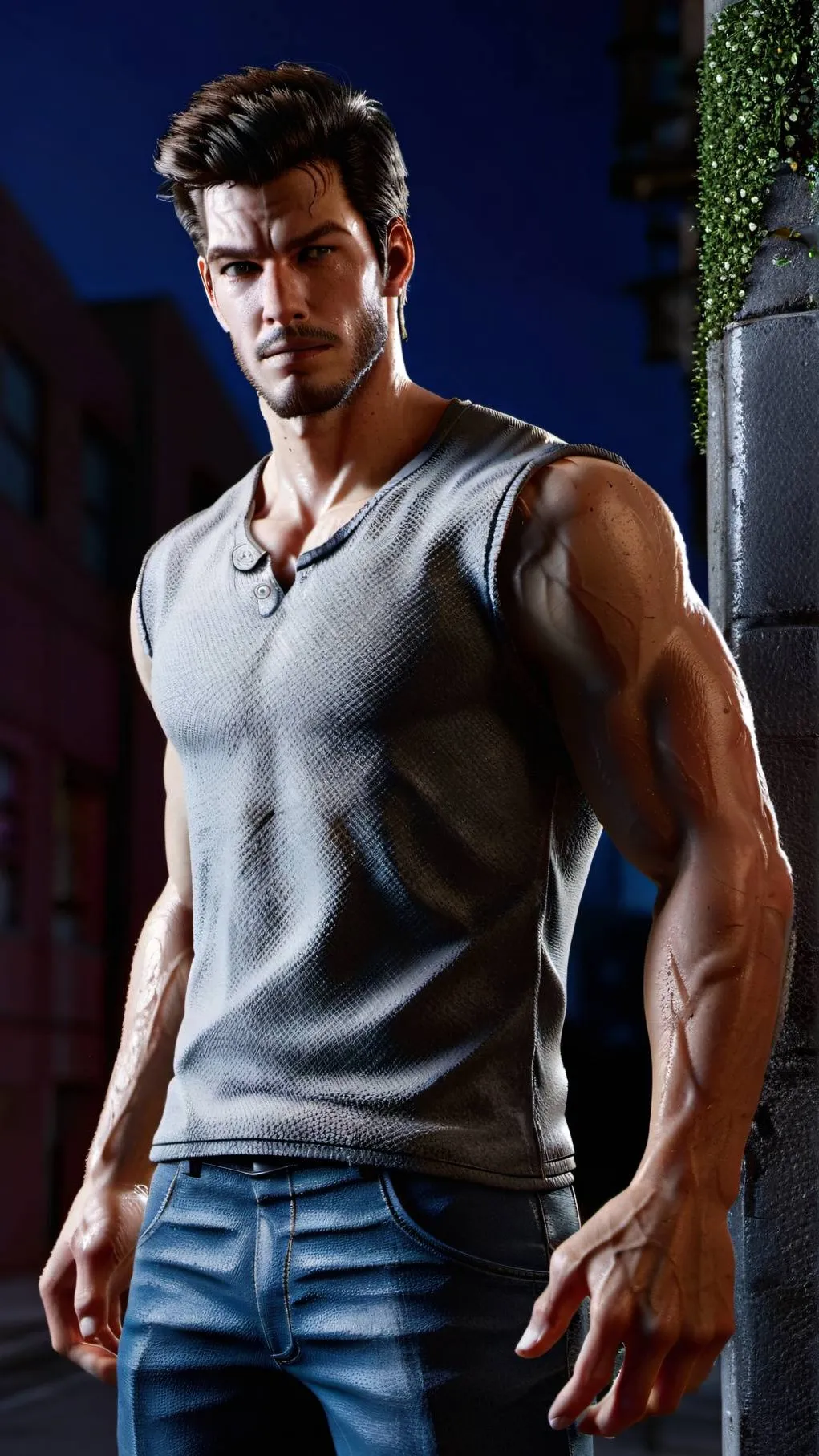 ai character: Brayden  background