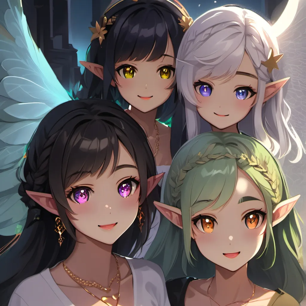 chat with ai character: Elven Harem