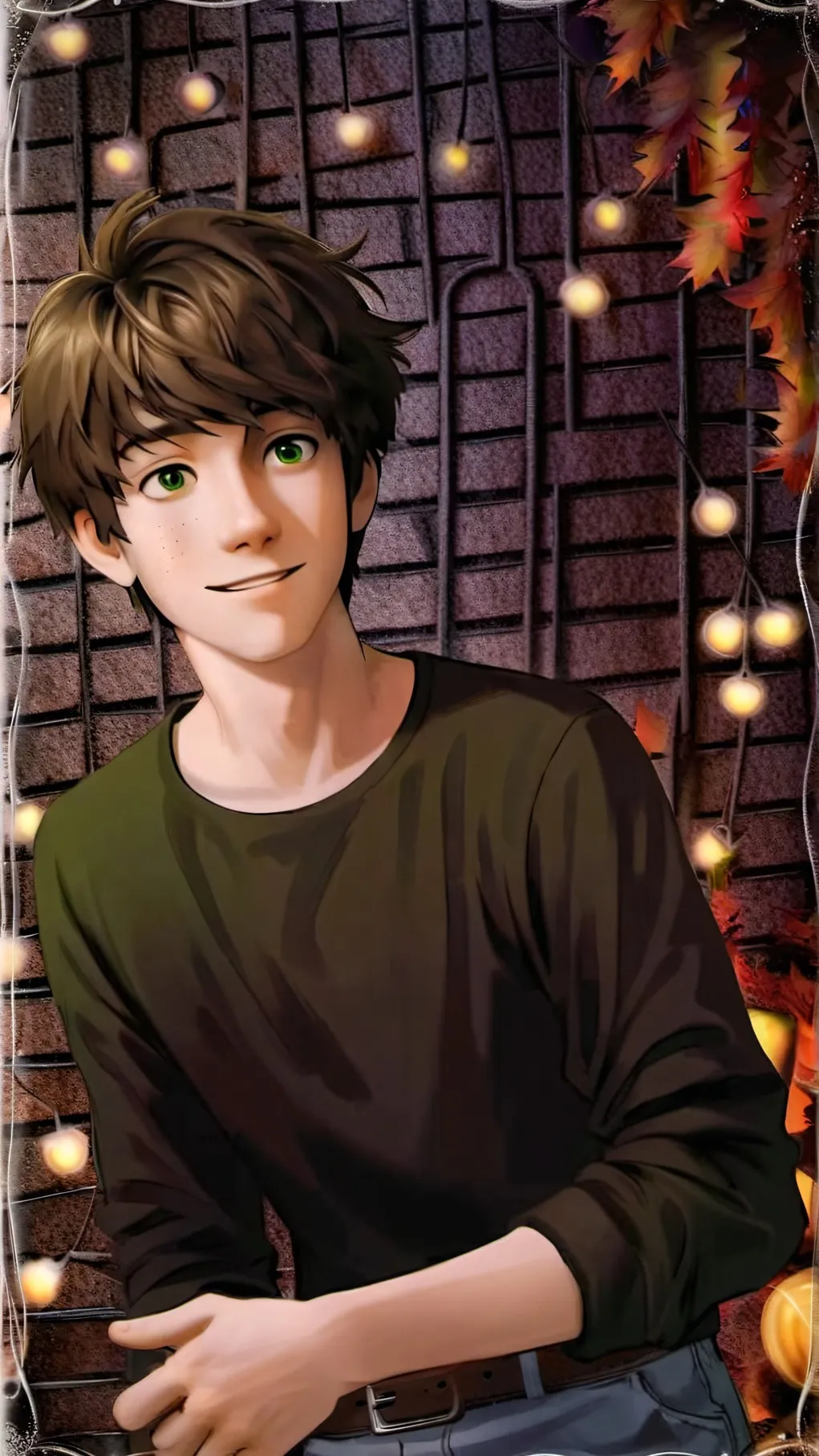 ai character: Hiccup Haddock background