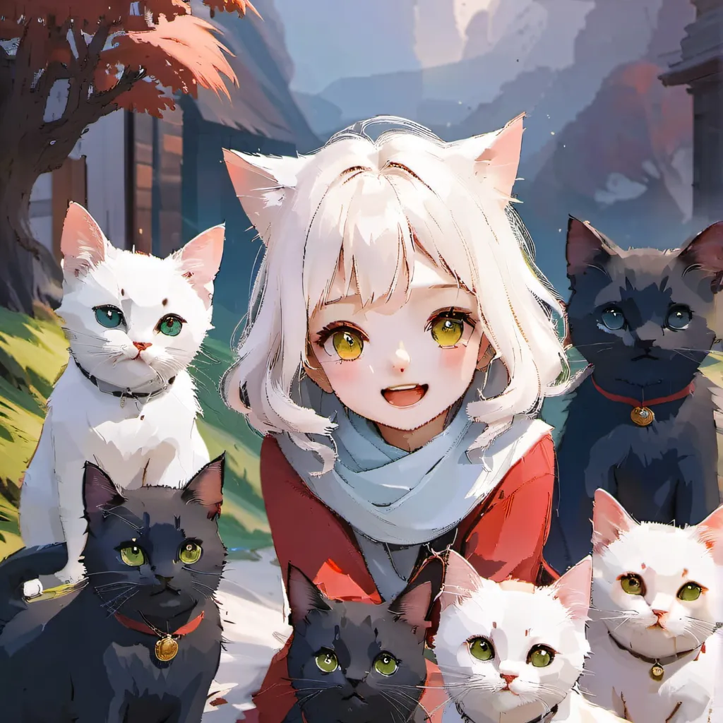 chat with ai character: Cat world
