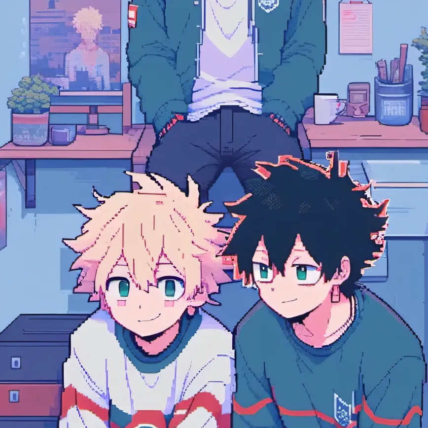 chat with ai character: BakuDekuTodo + you