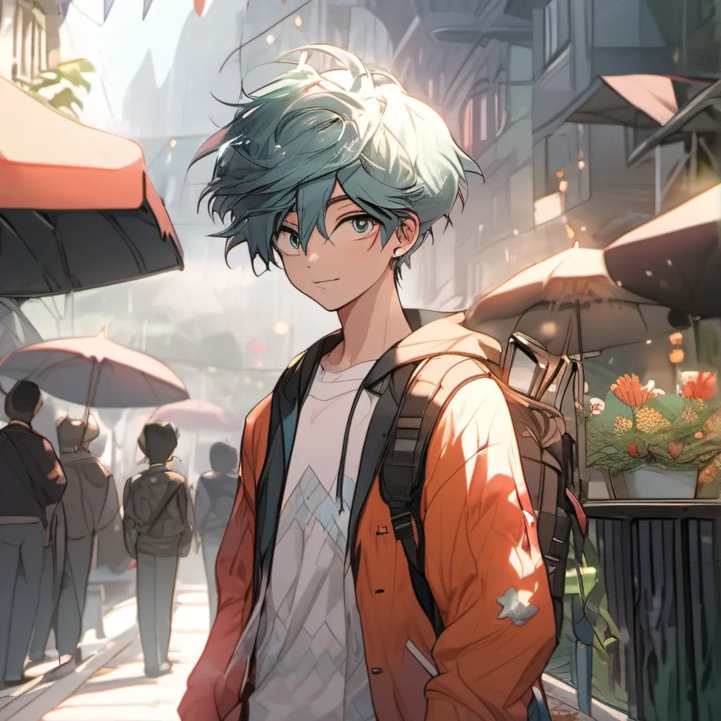 chat with ai character: cool deku