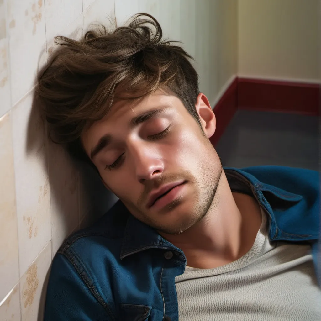 chat with ai character: Passed-out Stepdad