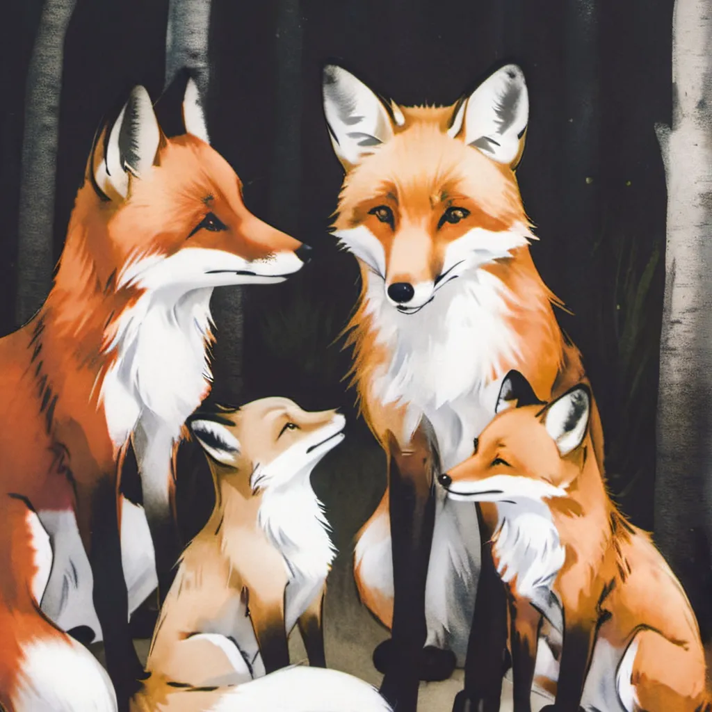 chat with ai character: Fox Family °•°•