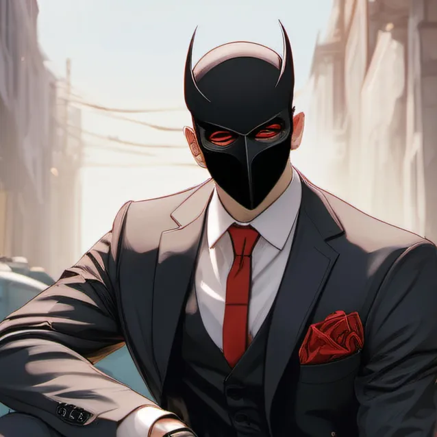 chat with ai character: Dark face